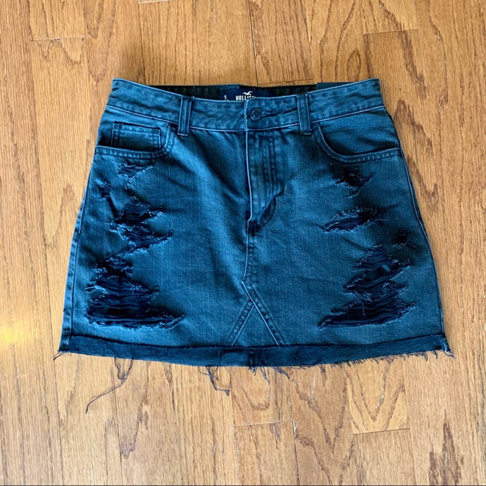 Hollister High Rise Denim Skirt